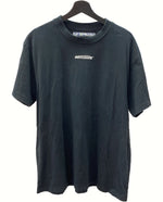 オフホワイト OFF-WHITE 20AW BARREL WORKER TEE バレル ワーカー Tシャツ 刺繍 黒 OMAA038E20JER007 Tシャツ ロゴ ブラック XSサイズ 104MT-1237