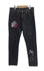 オフホワイト OFF WHITE ×UNDER COVER 19AW 5ポケット デニムパンツ スキニーパンツ OMYA027G19812011 デニム ブラック 33 101MB-702