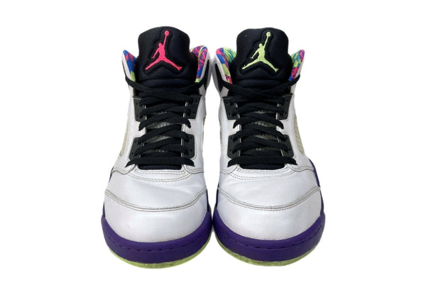 ナイキ NIKE 20年製 AIR JORDAN 5 RETRO BEL-AIR エア ジョーダン レトロ ベルエア AJ5 ジャンプマン シューズ 白 紫 DB3335-100 メンズ靴 スニーカー ホワイト 27.5cm 104S-853