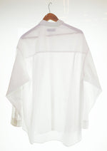 グラフペーパー Graphpaper 25SS Broad L/S Oversized Regular Collar Shirt コットンブロードオーバーサイズシャツ   GM251-50001B 1 長袖シャツ ホワイト 103MT-2938