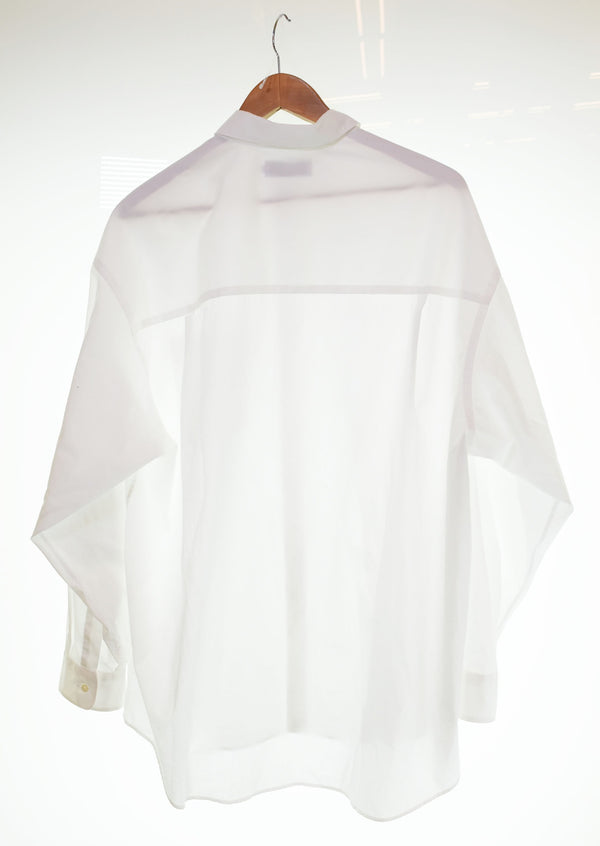 グラフペーパー Graphpaper 25SS Broad L/S Oversized Regular Collar Shirt コットンブロードオーバーサイズシャツ   GM251-50001B 1 長袖シャツ ホワイト 103MT-2938