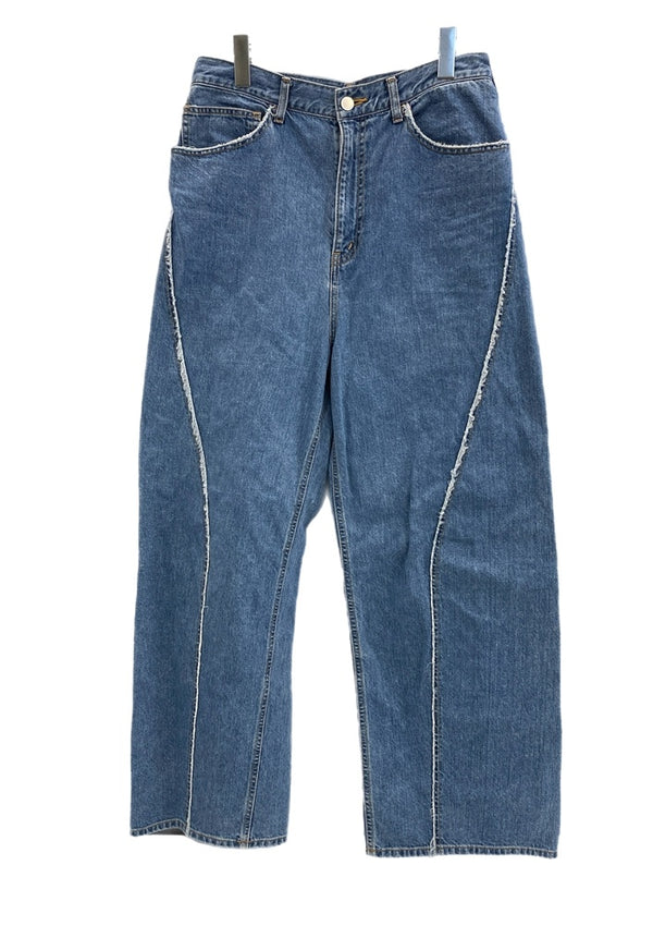 ジエダ Jieda WIDE DENIM ワイドデニム Jie-ST15 デニム ブルー サイズ2 101MB-536