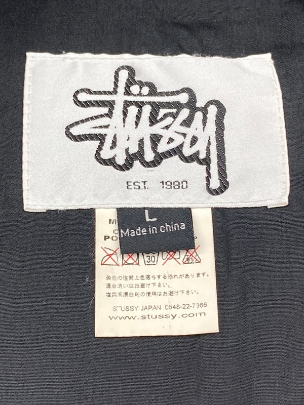 ステューシー STUSSY OLD オールド active jkt アクティブ ジャケット M65 ミリタリー ジャケット コーデュロイ 灰 ジャケット ボーダー グレー Lサイズ 104MT-1836