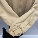 【曜日割引対象外】 ヴィンテージ vintage 50's ハリスアンドフレンク Harris & Frank レーヨンギャバジン ジャケット ベージュ Sサイズ 201MT-3647 VB