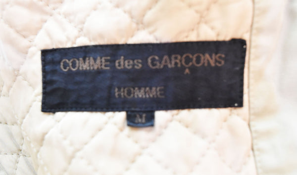 コムデギャルソンオム  COMME des GARCONS HOMME 90s 90年代 襟切り替え ハンティングジャケット 襟部分ダメージありジャケット カーキ Mサイズ 103MT-2391