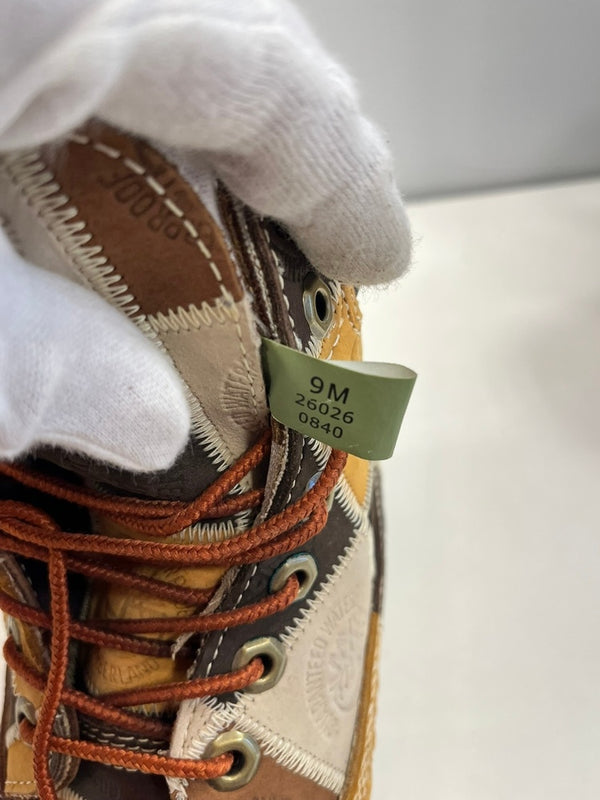 ティンバーランド Timberland 限定2000足 パッチワーク プレミアムブーツ 茶 26026 メンズ靴 ブーツ その他 ベージュ 27cm 101sh-2412