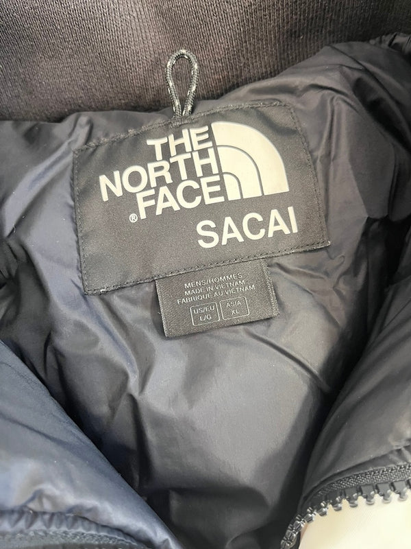 ノースフェイス THE NORTH FACE ×sacai BOMBER JACKET サカイ ボンバージャケット 17AW MA-1 NF0A3L7N XL ジャケット ホワイト 101MT-4891