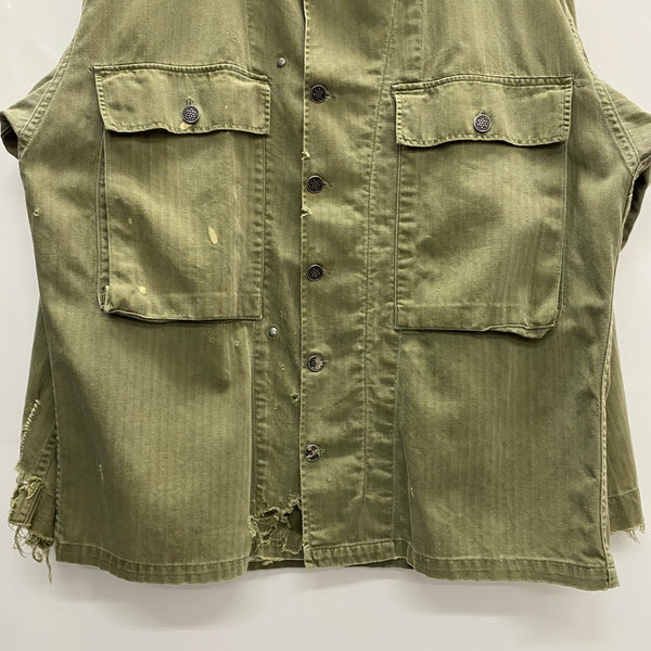 【曜日割引対象外】 ヴィンテージ vintage 40's U.S.ARMY M-43 HBT  ジャケット カーキ 201MT-3548 VB