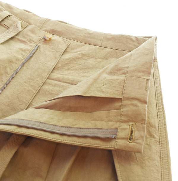 シュタイン Stein OVER TROUSERS リネン カーゴ パンツ ST. 368 ボトムスその他 ブラウン Sサイズ 103MB-657