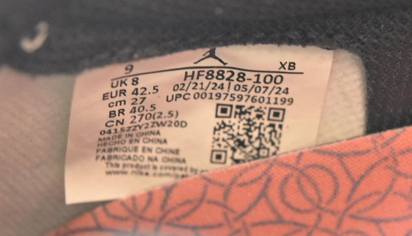 ナイキ NIKE AIR JORDAN 1 RETRO LOW エアジョーダン1 レトロ LOW スニーカー 黒 白 HF8828-100 メンズ靴 スニーカー ホワイト 27cm 103S-774