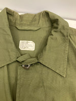 ミリタリー Military 60's 60年代 US ARMY Jungle Fatigue JACKET ジャングルファティーグ ジャケット 3rd ノンリップ Vintage ヴィンテージ DSA-100-67-C-0158 SMALL-LONG ジャケット カーキ Sサイズ 101MT-4366