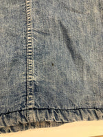 ヴィンテージ vintage 80's 80年代 BIG SMITH ビッグスミス デニムカバーオール チョアコート 金ボタン 襟コーデュロイ ジャケット ブルー 101MT-4897