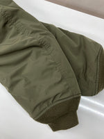 ザノースフェイス THE NORTH FACE INSULATION BOMBER JACEKT インサレーション ボンバー ジャケット ジップアップ MA-1 アウトドア アウター 緑 NY82132 ジャケット ロゴ カーキ Lサイズ 104MT-1782