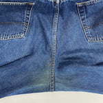 【曜日割引対象外】 ダブルアールエル RRL テーパード デニムパンツ USA製 R004 デニム ブルー 38/31サイズ 201MB-980 VB