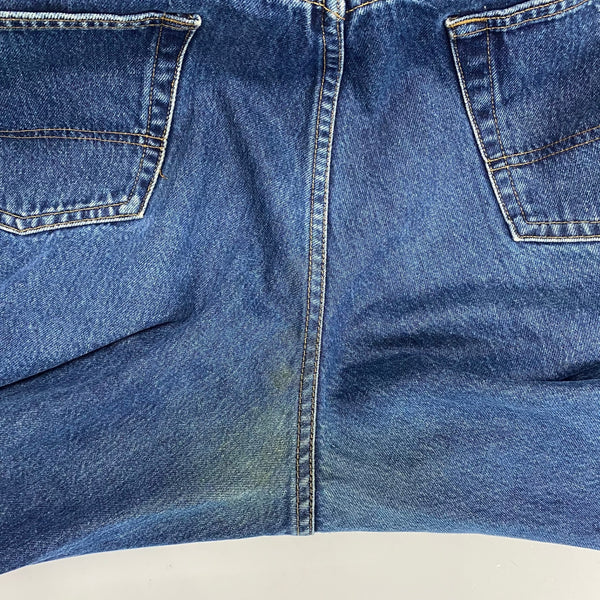 【曜日割引対象外】 ダブルアールエル RRL テーパード デニムパンツ USA製 R004 デニム ブルー 38/31サイズ 201MB-980 VB