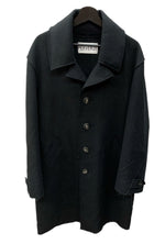 パーバーズ PERVERZE 17AW Double Face Wool Large Coat ダブルフェイス オーバーサイズ ウール ダメージ加工 BLACK 黒 117040110 コート 無地 ブラック フリーサイズ 104LT-123