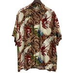 【曜日割引対象外】 サンサーフ SUN SURF "LOBSTERS MAKE UP THE FALL" 伊勢海老 アロハシャツ SS36841 半袖シャツ マルチカラー Lサイズ 201MT-3827 VB