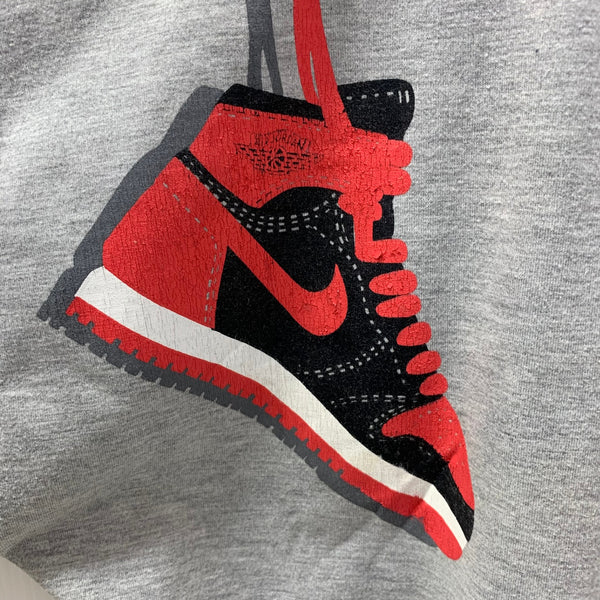 ナイキ NIKE 90s 00s 肩掛け ジョーダン Tシャツ グレー 201MT-4585