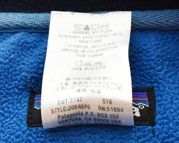 パタゴニア PATAGONIA 2006年製 Rhythm Plush Synchilla Sweat リズムプラッシュシンチラスウェット 20846F6 スウェット ブルー Lサイズ 103MT-859