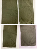 ミリタリー MILITARY 50's 50年代 US ARMY  OG-107 ベイカーパンツ 初期型 サイドアジャスター ボタンフライ コットンサテン Vintage ヴィンテージ ボトムスその他 カーキ 101MB-674