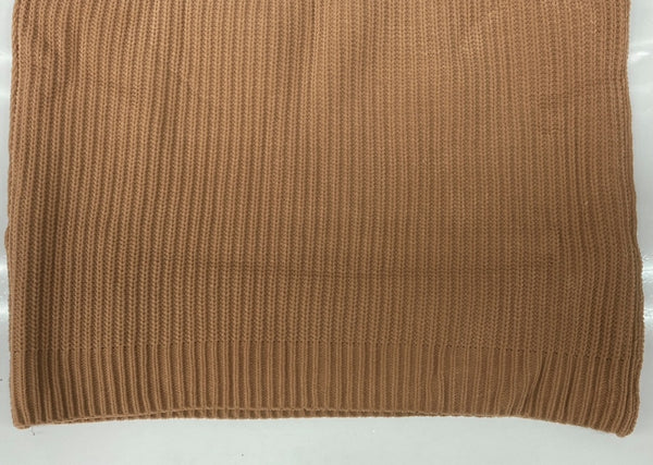 メゾンマルジェラ Maison Margiela 18AW Lowgage Nylon Cable Knit ローゲージ ナイロン ケーブル ニット クルーネック 厚手 薄茶 S50GP0101 S16379 セーター 無地 ベージュ Lサイズ 104MT-2208