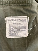 ミリタリー Military 60s 60's U.S.ARMY JUNGLE FATIGUE COAT ジャングル ファティーグ ジャケット 4th リップストップ DSA 101-69-C-1127 ジャケット カーキ Lサイズ 101MT-4438