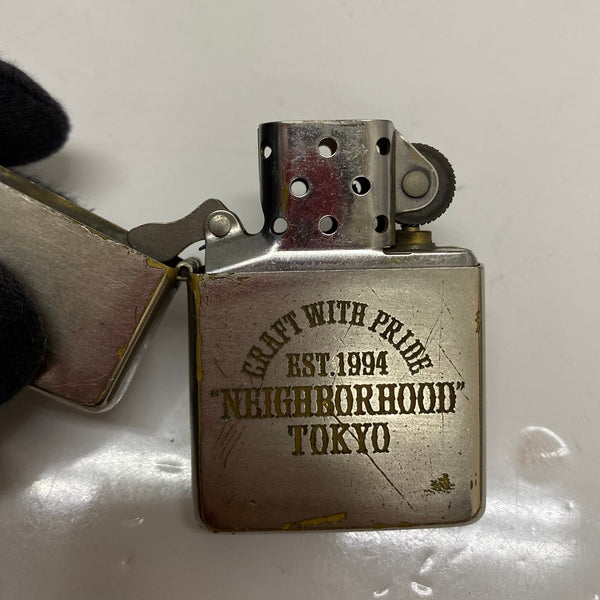 【中古】ネイバーフッド NEIGHBORHOOD ZIPPO ジッポ エイジング加工 USA製 メンズジュエリー・アクセサリー その他 シルバー 201goods-815