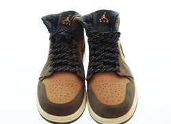 ナイキ NIKE AIR JORDAN 1 MID エアジョーダン 1 ミッド スニーカー 茶 DC7294-200 メンズ靴 スニーカー ブラウン 27.5cm 103S-851