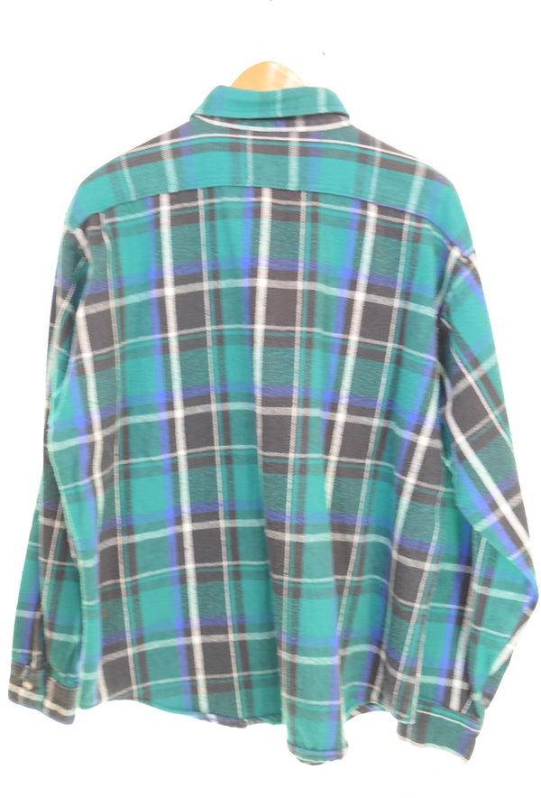 ファイブブラザー  FIVE BROTHER USA製 90s ヘビーネルシャツ チェック ワークシャツ  3061-PL5 長袖シャツ マルチカラー LLサイズ 103MT-3437