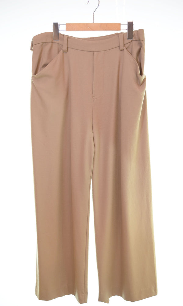 サンシー SUNSEA N.M Brushed Straight Pants ウールパンツ 19A41 ボトムスその他 ブラウン 3 103MB-564
