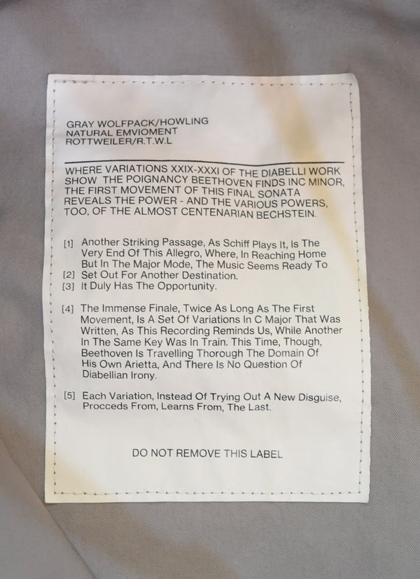 ロットワイラー ROTTWEILER モッズコート M51タイプ ダブルジップ RW21A0105 コート グレー Lサイズ 103MT-3413