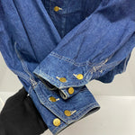 【曜日割引対象外】 ヴィンテージ vintage リー LEE 60's~ 91-J デニムカバーオール USA製 ジャケット ブルー 46サイズ 201MT-3513 VB