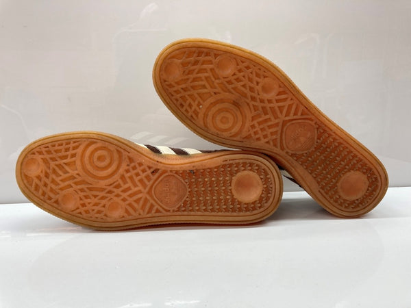 アディダス adidas Originals 24年製 × SPORTY&RICH スポーティアンドリッチ HANDBALL SPEZIAL ハンドボール スペツィアル シューズ 白 茶 IH2612 メンズ靴 スニーカー ブラウン 26cm 104S-1010