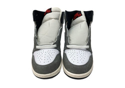 ナイキ NIKE 22年製 AIR JORDAN 1 RETRO HIGH OG GS エア ジョーダン レトロ ハイ AJ1 バスケ シューズ 白 灰 FD1437-051 レディース靴 スニーカー グレー 23cm 104S-945