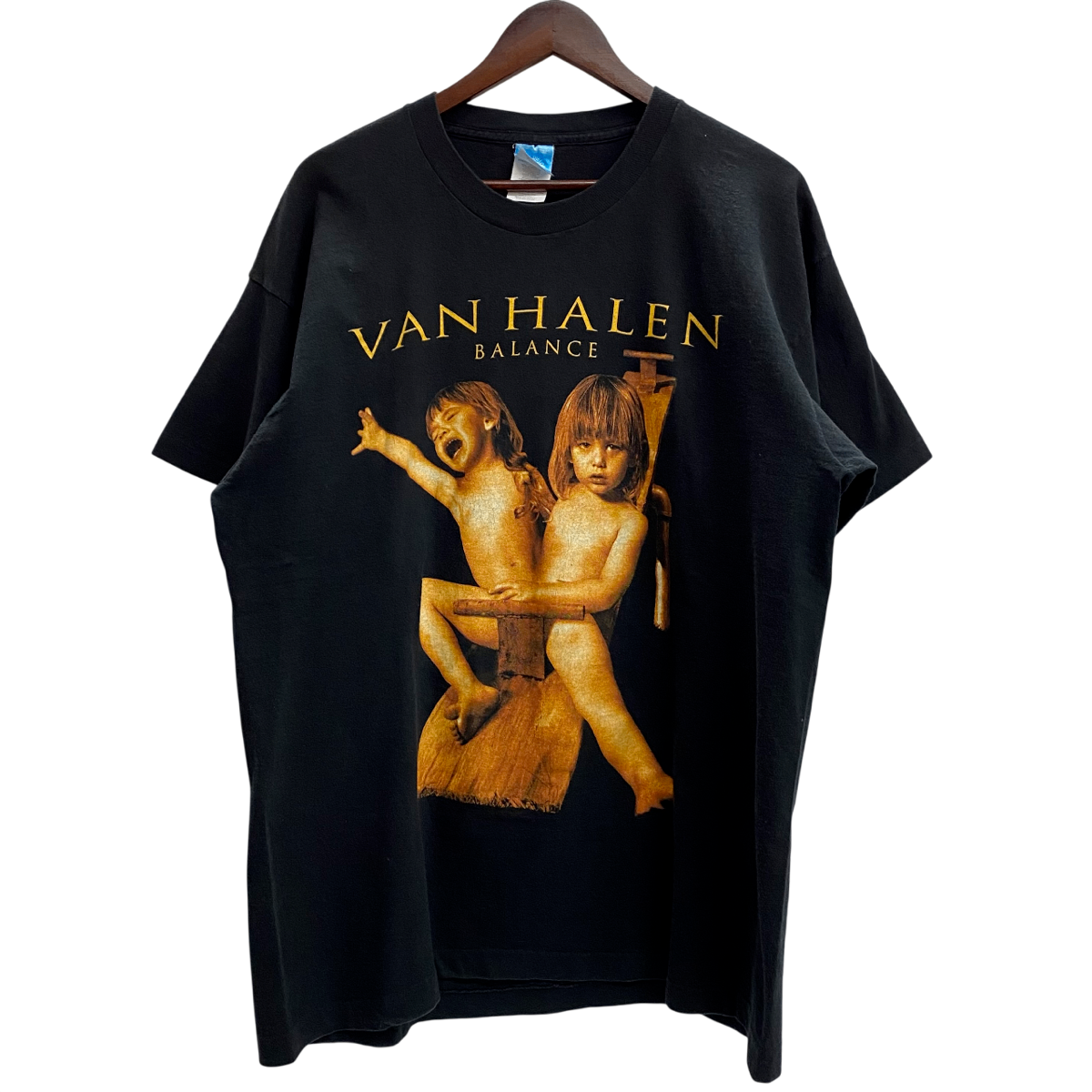 VAN HALEN ビンテージオリジナルティーシャツ 90年代 90s ヴァンヘイレン バンT ミュージック 音楽 ブラック 黒