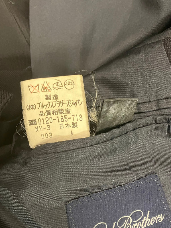 ブルックスブラザーズ Brooks Brothers 紺ブレ 金ボタン シングルブレスト 3つボタン パッチポケット テーラードジャケット ブレザー 日本製 44REG ジャケット ネイビー 101MT-5134