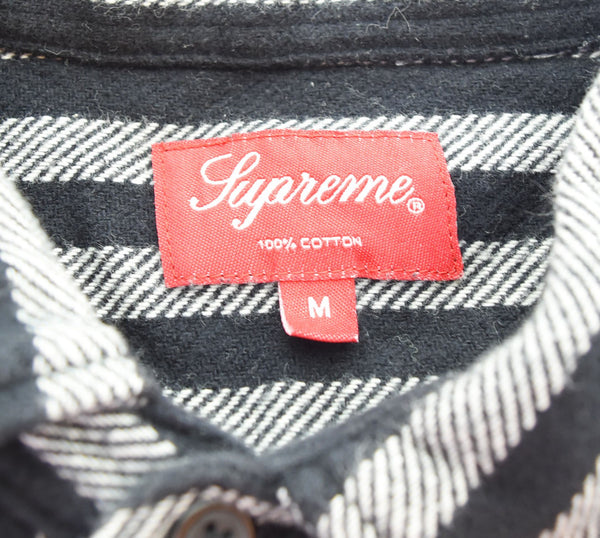 シュプリーム SUPREME Stripe Heavyweight Flannel Shirt ストライプシャツ 長袖シャツ Mサイズ 103MT-2784