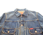 ヒステリックグラマー HYSTERIC GLAMOUR デニムジャケット 2nd Type ユーズド加工 Gジャン セカンド 0261AB10 ジャケット ブルー Mサイズ 103MT-3060