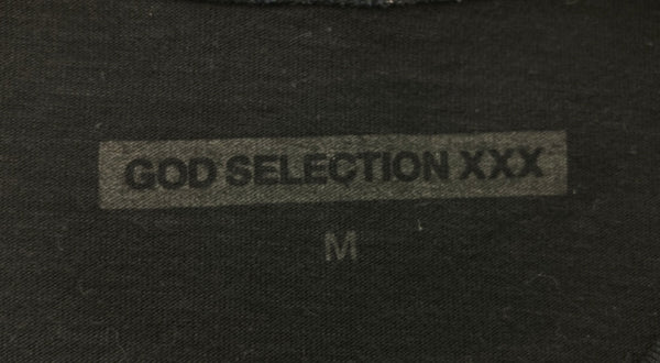 ゴッドセレクショントリプルエックス GOD SELECTION XXX Taylor Swift テイラースウィフト 半袖 カットソー クルーネック BLACK 黒 Tシャツ プリント ブラック Mサイズ 104MT-352