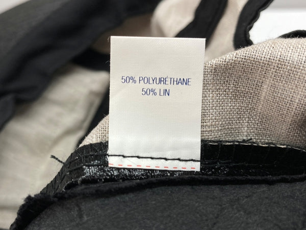 シュプリーム SUPREME 18SS Coated Linen Camp Cap ジェット キャップ Boxlogo 帽子 ハット 黒 帽子 メンズ帽子 キャップ ロゴ ブラック Fサイズ 104H-62