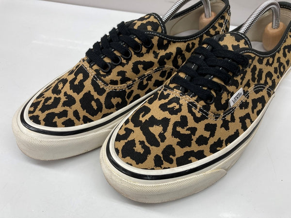 バンズ VANS ANAHEIM FACTORY Authentic 44 Dx オーセンティック アナハイム レオパード柄 スケボー シューズ 茶 VN0A54F29GI メンズ靴 スニーカー ブラウン 26.5cm 104S-1044