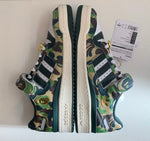 アディダス adidas × A BATHING APE Forum 84 Low 30th Anniversary "Green Camo" ID4771 メンズ靴 スニーカー グリーン 26.0cmサイズ 201-shoes1106