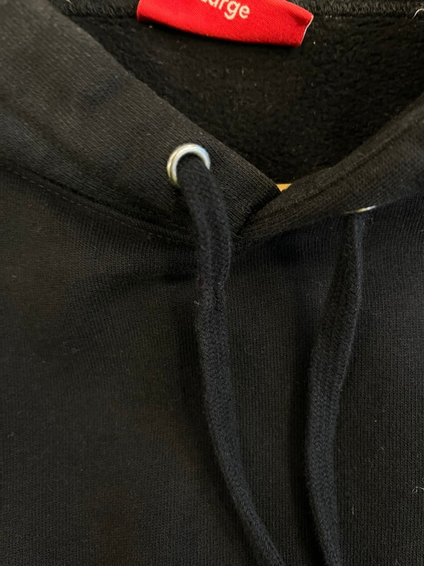 シュプリーム SUPREME big logo hooded sweatshirt ビッグロゴ バックプリントパーカー フーディ パーカ ブラック Lサイズ 101MT-5212