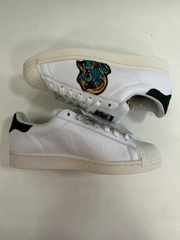 アディダス adidas × THREE TIDES TATTOO FY6735 コラボ スーパースター SS PURE 風神雷神 FY6735 メンズ靴 スニーカー ホワイト 26.5cm 101sh-2416