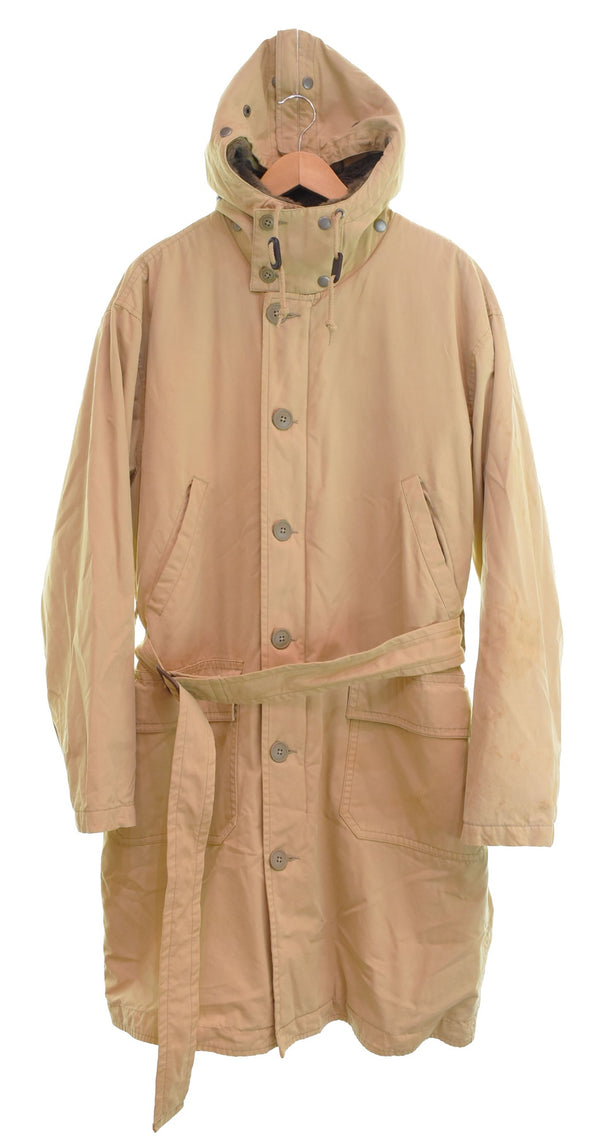 ラルフローレン RalphLauren M-41 ブランケット ボア ウエストベルト コート ベージュ Mサイズ 103MT-2541