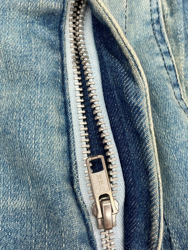 エーエフアーティファクト A.F ARTEFACT SARROUEL CARGO PANTS サルエル カーゴ パンツ スキニー ストレッチ デニム ズボン 青 無地 カーゴパンツ ブルー サイズ 2 104MB-289