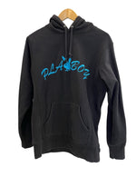 シュプリーム SUPREME ×Playboy Hooded Sweatshirt プレイボーイ  フーディー スウェットシャツ 黒 パーカ ブラック Mサイズ 101MT-4481