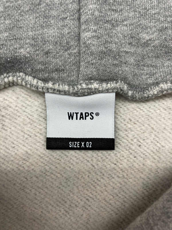 ダブルタップス WTAPS 18AW SCREEN SWEAT HOODIE スクリーン スウェット フーディー プルオーバー 灰色 SIZE2 パーカ ロゴ グレー 104MT-784