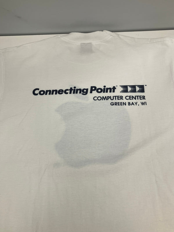 ヴィンテージ vintage 90's 90年代 SCREEN STARS APPLE アップル Rマーク ロゴ 企業物 アートT シングルステッチ MADE IN USA アメリカ製 XL Tシャツ ホワイト LLサイズ 101MT-4337