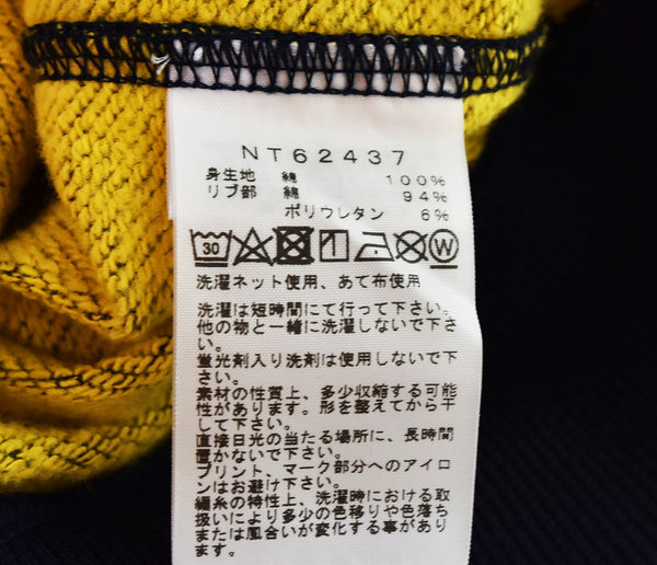 ノースフェイス THE NORTH FACE ジャカードバックスクエアロゴフーディー パーカー スウェット NT62437 パーカ ネイビー Lサイズ 103MT-2678